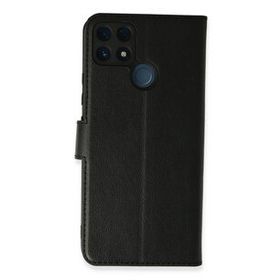 Newface Realme C25 Trend S Plus Kapaklı - Siyah Kılıf
