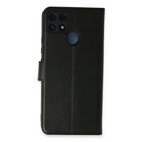 Newface Realme C25 Trend S Plus Kapaklı - Siyah Kılıf