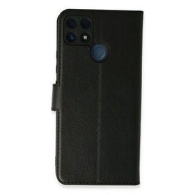 Newface Realme C25 Trend S Plus Kapaklı - Siyah Kılıf