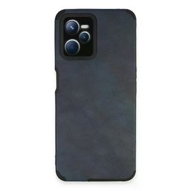 Newface Realme C35 Loop Deri Silikon - Lacivert Kılıf