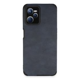 Newface Realme C35 Loop Deri Silikon - Lacivert Kılıf