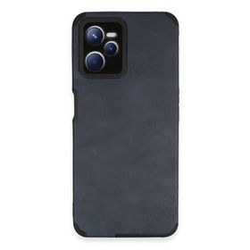 Newface Realme C35 Loop Deri Silikon - Lacivert Kılıf