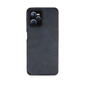 Newface Realme C35 Loop Deri Silikon - Lacivert Kılıf