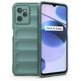 Newface Realme C35 Optimum Silikon Koyu Yeşil Cep Telefonu Kılıfı