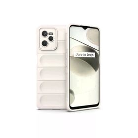 Newface Realme C35 Optimum Silikon - Krem Kılıf