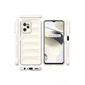 Newface Realme C35 Optimum Silikon - Krem Kılıf