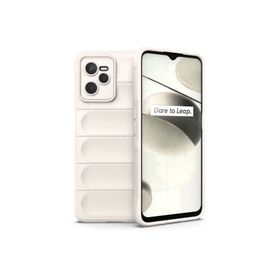 Newface Realme C35 Optimum Silikon - Krem Kılıf