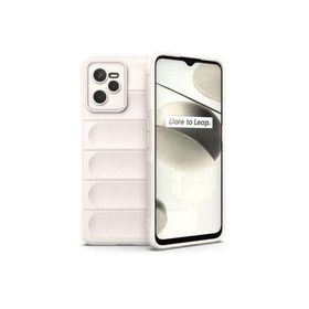 Newface Realme C35 Optimum Silikon - Krem Kılıf