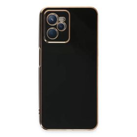 Newface Realme C35 Volet Silikon - Siyah Kılıf