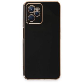Newface Realme C35 Volet Silikon - Siyah Kılıf