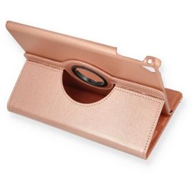 Newface Rose Gold İpad 9.7 ( 2018) 360 Tablet Deri Kılıf