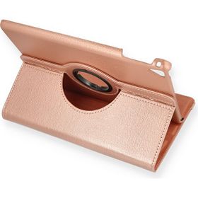 Newface Rose Gold İpad 9.7 ( 2018) 360 Tablet Deri Kılıf