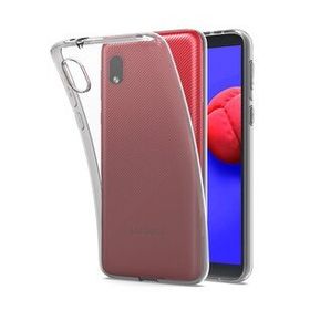 Newface Samsung Galaxy A01 Core Lüx Şeffaf Silikon Kılıf