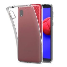 Newface Samsung Galaxy A01 Core Lüx Şeffaf Silikon Kılıf