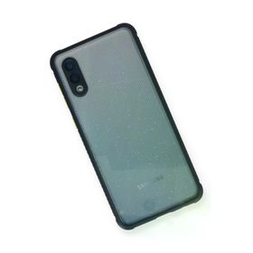 Newface Samsung Galaxy A02 Miami Şeffaf Silikon Lacivert Cep Telefonu Kılıfı