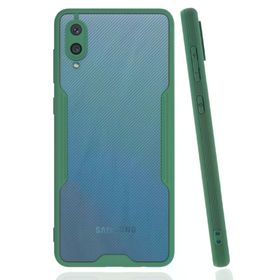 Newface Samsung Galaxy A02 Platin Silikon Yeşil Cep Telefonu Kılıfı