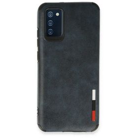 Newface Samsung Galaxy A02S Loop Deri Silikon Lacivert Cep Telefonu Kılıfı