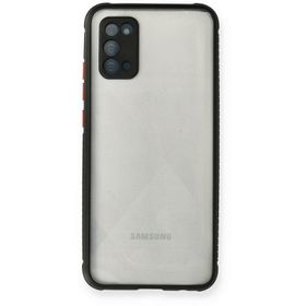 Newface Samsung Galaxy A02S Miami Şeffaf Silikon Siyah Cep Telefonu Kılıfı