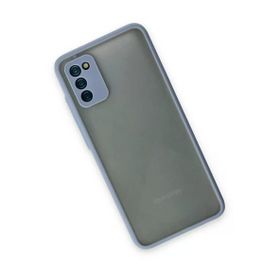 Newface Samsung Galaxy A02S Montreal Silikon Kapak - Gri Kılıf