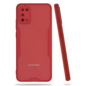 Newface Samsung Galaxy A02S Platin Silikon Kırmızı Cep Telefonu Kılıfı