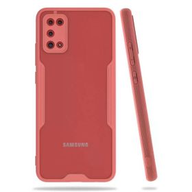 Newface Samsung Galaxy A02S Platin Silikon - Pembe Kılıf