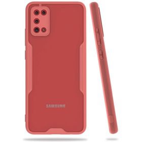 Newface Samsung Galaxy A02S Platin Silikon - Pembe Kılıf