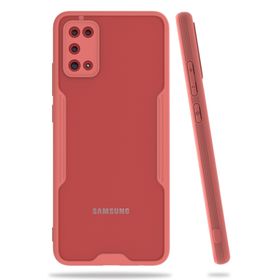 Newface Samsung Galaxy A02S Platin Silikon - Pembe Kılıf