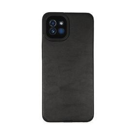 Newface Samsung Galaxy A03 Loop Deri Silikon - Siyah Kılıf