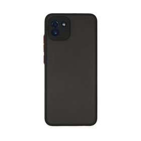 Newface Samsung Galaxy A03 Montreal Silikon Kapak - Siyah Kılıf