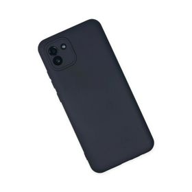 Newface Samsung Galaxy A03 Nano İçi Kadife Silikon - Lacivert Kılıf
