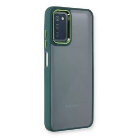 Newface Samsung Galaxy A03S Dora Kapak - Haki Yeşil Kılıf