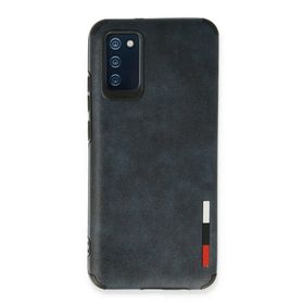 Newface Samsung Galaxy A03S Loop Deri Silikon Lacivert Cep Telefonu Kılıfı