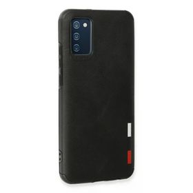 Newface Samsung Galaxy A03S Loop Deri Silikon - Siyah Kılıf