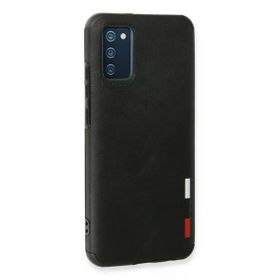 Newface Samsung Galaxy A03S Loop Deri Silikon - Siyah Kılıf