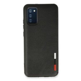 Newface Samsung Galaxy A03S Loop Deri Silikon - Siyah Kılıf