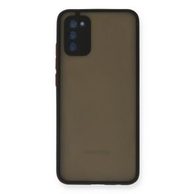 Newface Samsung Galaxy A03S Montreal Silikon Kapak - Siyah Kılıf
