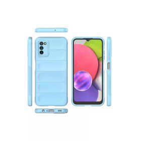 Newface Samsung Galaxy A03S Optimum Silikon - Sky Blue Kılıf