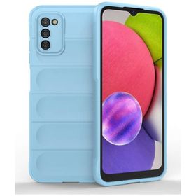 Newface Samsung Galaxy A03S Optimum Silikon - Sky Blue Kılıf