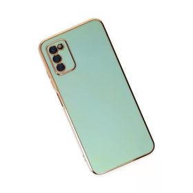 Newface Samsung Galaxy A03S Volet Silikon - Açık Yeşil Kılıf