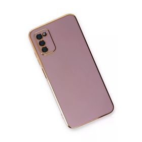 Newface Samsung Galaxy A03S Volet Silikon Mor Kılıf
