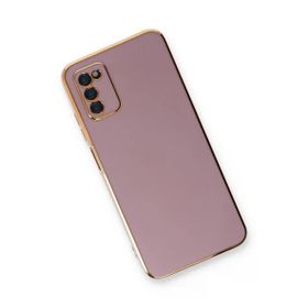 Newface Samsung Galaxy A03S Volet Silikon Mor Kılıf