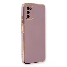 Newface Samsung Galaxy A03S Volet Silikon Mor Kılıf