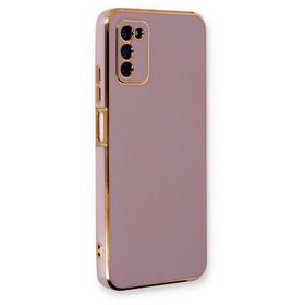 Newface Samsung Galaxy A03S Volet Silikon Mor Kılıf