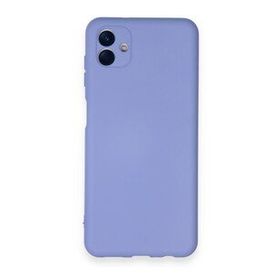 Newface Samsung Galaxy A04 Nano İçi Kadife Silikon Lila Cep Telefonu Kılıfı