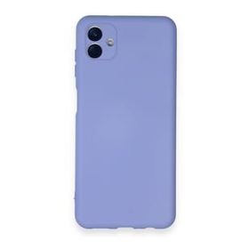 Newface Samsung Galaxy A04 Nano İçi Kadife Silikon Lila Cep Telefonu Kılıfı