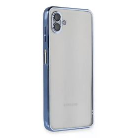 Newface Samsung Galaxy A04 Razer Lensli Silikon - Açık Mavi Kılıf