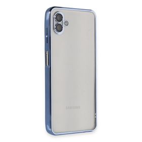Newface Samsung Galaxy A04 Razer Lensli Silikon - Açık Mavi Kılıf