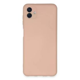 Newface Samsung Galaxy A04E Nano içi Kadife Silikon Pudra Cep Telefonu Kılıfı