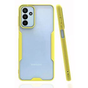 Newface Samsung Galaxy A04S Platin Silikon - Sarı Kılıf
