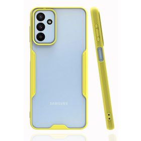 Newface Samsung Galaxy A04S Platin Silikon - Sarı Kılıf
